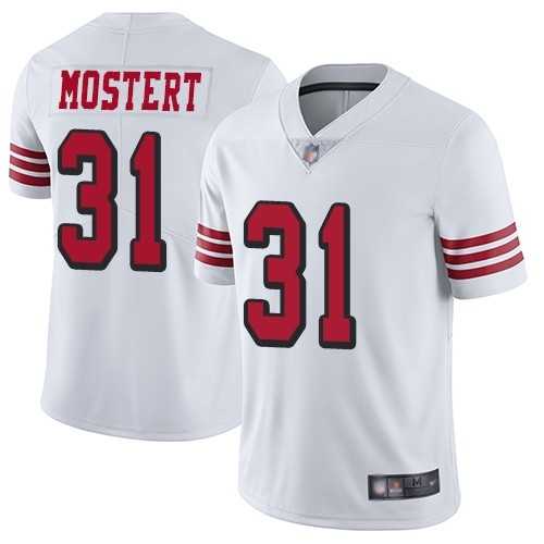 Nike 49ers 31 Raheem Mostert White Color Rush Vapor Untouchable Limited Jersey Dzhi,We sell and wholesale Nike 49ers 31 Raheem Mostert White Color Rush Vapor Untouchable Limited Jersey Dzhi on line form chian!